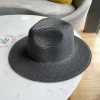 Customized breathable straw woven Panama jazz hats from Europe and America, beach vacation sun protection and shade beach hats, straw hats Application Scenario